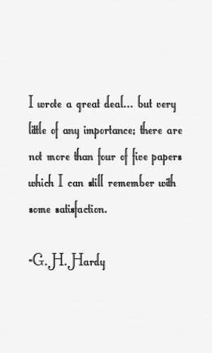 Hardy Quotes & Sayings
