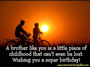 Birthday Greetings and Birthday Quotes for Brothers: Birthday Quotes ...