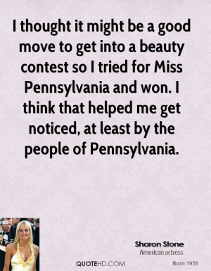 Sharon Stone Beauty Quotes