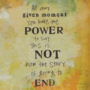 You write your own story ladies!