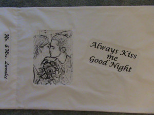 Always Kiss me goodnight!