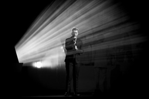Sam Smith performs on stage during the BRIT Awards 2015 at The O2 ...
