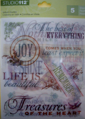 ... sentiment vellum quotes for cards scrapbook pages gift bags and more