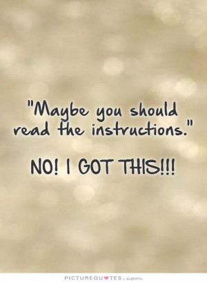 Maybe you should read the instructions.