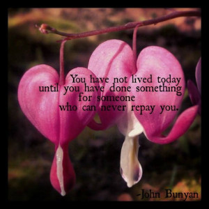 bleeding hearts LIVE GIVE quote