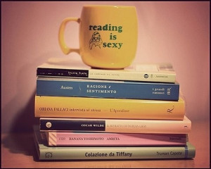books, cute, humourous, mug, picture, quotes, reading, sexy, smile ...