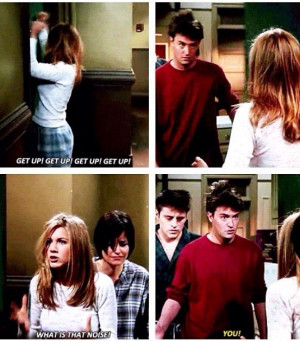 Joey, Chandler, Rachel and Monica Funny quotes Friends tv show