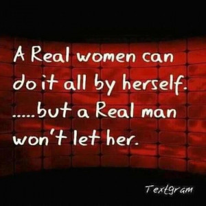 real man...