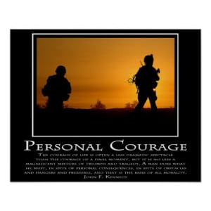 Personal Courage Poster