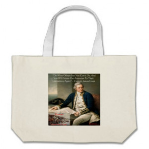 Capn James Cook Hawaii Trip Quote Gifts & Cards Bag