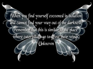 ... quote image butterfly cocoon change life advice personal strength