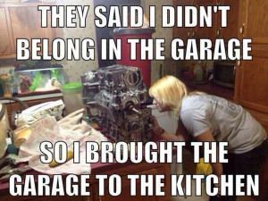 ... Cars Mechanics, Girls Cars Memes, Girls Mechanics Quotes, Cars Stuff