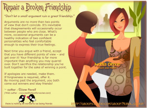 Repair a Broken Friendship