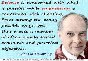Science Quotes by Richard Hamming (22 quotes)