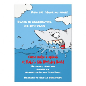 scary_shark_birthday_pool_party_invite ...