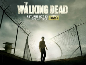 Today AMC unveiled the official Season 4 poster for The Walking Dead ...