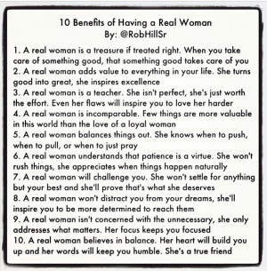 The Benefits of Having A Real Women