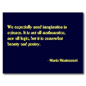 Maria Montessori Quote Post...