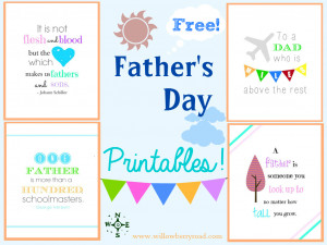 Free Father's Day Quote Printables to Use for Cards or Framing