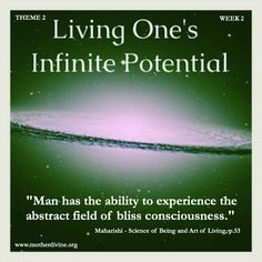 ... Maharishi, Science of Being and Art of Living, p. 53 motherdivine.org