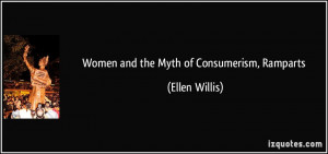 Women and the Myth of Consumerism, Ramparts - Ellen Willis