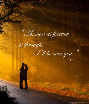 Cute Love One Liner Sayings With Amazing Picture Of Couple In Woods