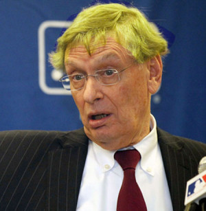 Bud Selig’s Blond Hair Picture