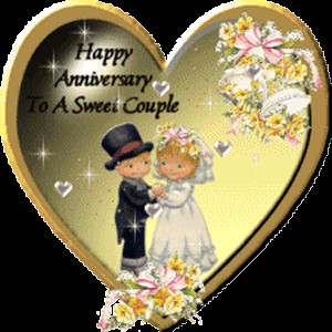Happy anniversary to a sweet couple
