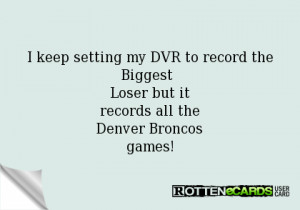 keep setting my DVR to record the Biggest Loser but itrecords all ...
