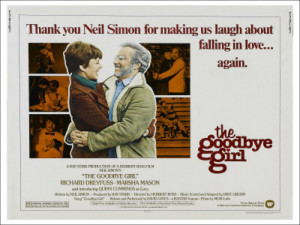 The Goodbye Girl UK Movie Poster 1977