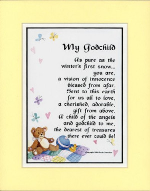 Poem from godmother to godchild wallpapers