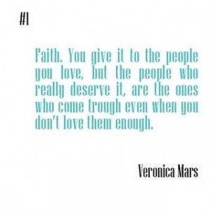 Veronica Mars... I really love this show.