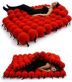 cuddle couch and acupunctural/yoga dream