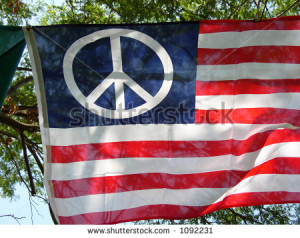 stock-photo-peace-rally-labor-day-cleveland-american-flag-with-peace ...