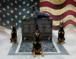 Marine War Dogs Gave Their Lives..Memorial