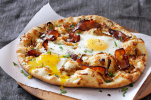 make a real breakfast pizza not reheated pizza for breakfast