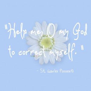 Catholic Mom in Hawaii: Saintly Quote - St. Gabriel Possenti