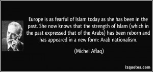 as she has been in the past. She now knows that the strength of Islam ...
