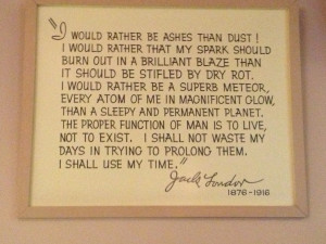 Jack London Quote