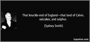 That knuckle-end of England—that land of Calvin, oatcakes, and ...