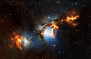Messier 78 (NGC 2068), a bright reflection nebula in Orion