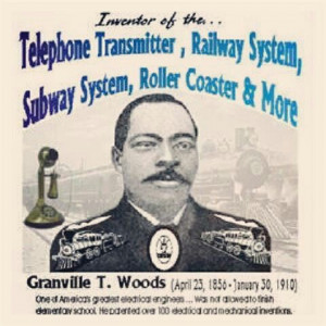 Granville T Woods, Black Inventor.