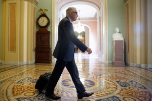 Senate Minority Leader Sen. Harry Reid of Nev. arrives at the Capitol ...