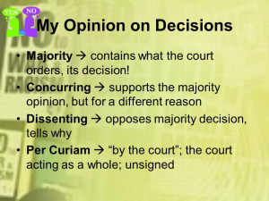 my Opinion Quotes my Opinion on Decisions