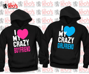 ... sweatshirt hellrosa i love my boyfriend couples hoodies i love my
