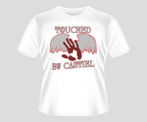 Camiseta Supernatural Touched By Castiel