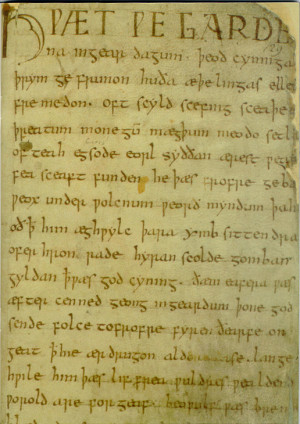 The actual Beowulf, Magna Carta, Declaration of Independence documents ...