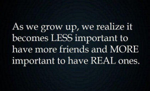... Wallpaper on Realize : As we grow up, we realize it becomes less