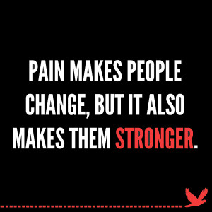 Wallpaper on Pain and Strength: Pain Makes people Stronger