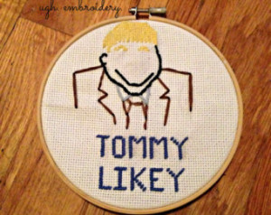 Tommy Likey, Tommy Want Wingy Tommy Boy: Chris Farley Cross Stitch ...